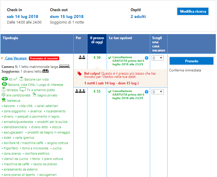 offerta soggiorno viterbo luglio 2018-2