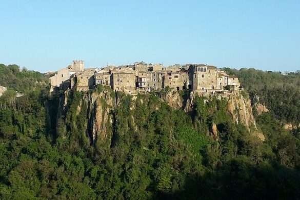 Calcata: fotografia del luogo
