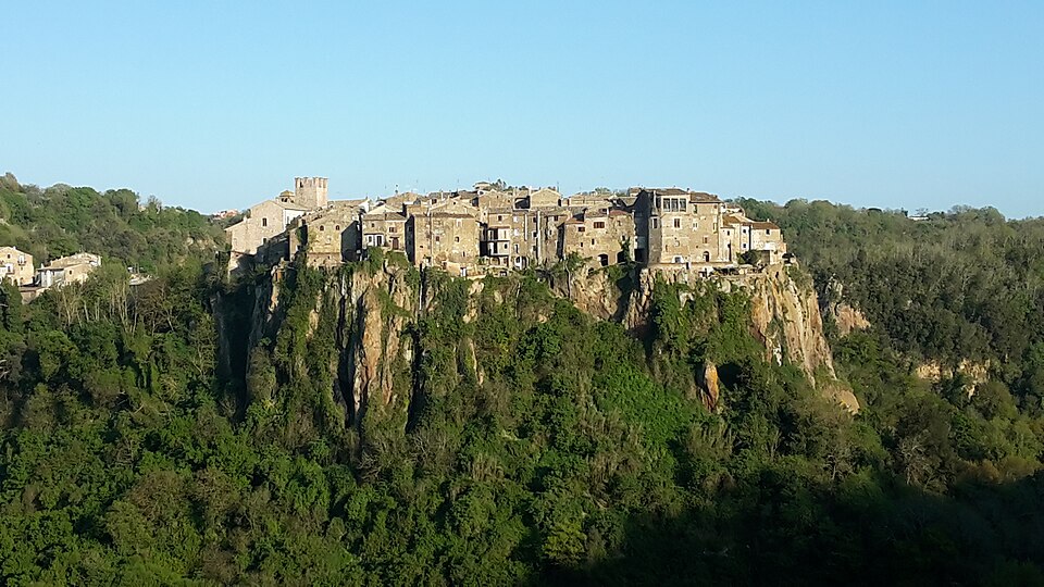 Calcata: fotografia del luogo